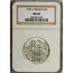 1938-S 50C Oregon MS66 NGC
