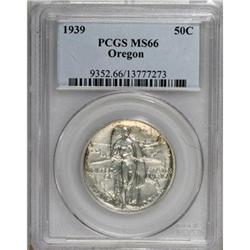 1939 50C Oregon MS66 PCGS