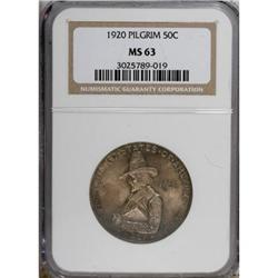 1920 50C Pilgrim MS63 NGC