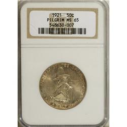 1921 50C Pilgrim MS65 NGC