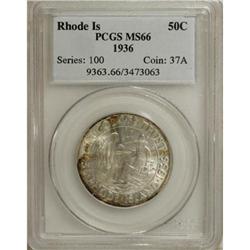 1936 50C Rhode Island MS66 PCGS
