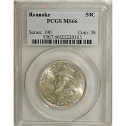 1937 50C Roanoke MS66 PCGS