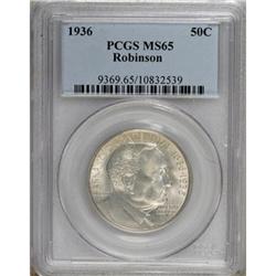 1936 50C Robinson MS65 PCGS