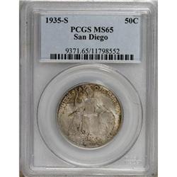 1935-S 50C San Diego MS65 PCGS
