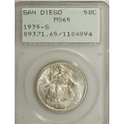 1935-S 50C San Diego MS65 PCGS