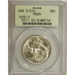 1935-S 50C San Diego MS65 PCGS
