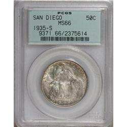 1935-S 50C San Diego MS66 PCGS
