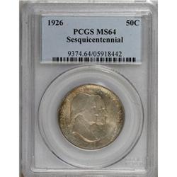 1926 50C Sesquicentennial MS64 PCGS