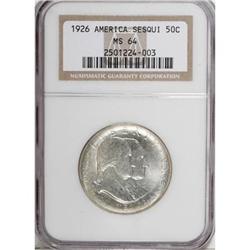 1926 50C Sesquicentennial MS64 NGC