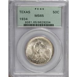 1934 50C Texas MS65 PCGS