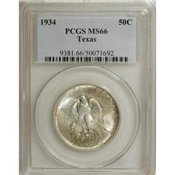 1934 50C Texas MS66 PCGS