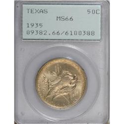 1935 50C Texas MS66 PCGS