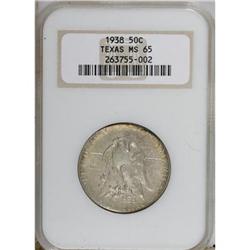 1938 50C Texas MS65 NGC