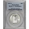 Image 1 : 1947-S 50C Booker T. Washington MS66 PCGS