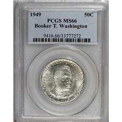 1949 50C Booker T. Washington MS66 PCGS