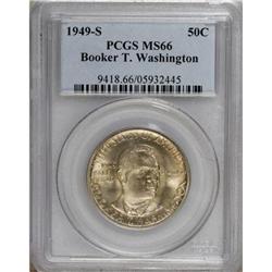 1949-S 50C Booker T. Washington MS66 PCGS