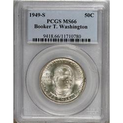 1949-S 50C Booker T. Washington MS66 PCGS