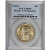 Image 1 : 1951-S 50C Booker T. Washington MS66 PCGS
