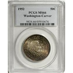 1952 50C Washington-Carver MS66 PCGS