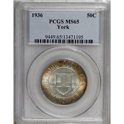 1936 50C York MS65 PCGS