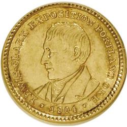 1904 G$1 Lewis and Clark AU58 ANACS
