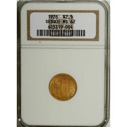 1926 $2 1/2 Sesquicentennial MS62 NGC