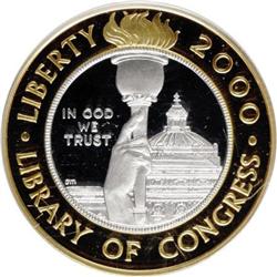 2000-W $10 Library of Congress Deep Cameo PR69 PCGS