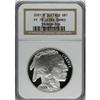 Image 1 : 2001-P $1 Buffalo Silver Dollar Deep Cameo PR70 NGC