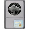 Image 2 : 2001-P $1 Buffalo Silver Dollar Deep Cameo PR70 NGC