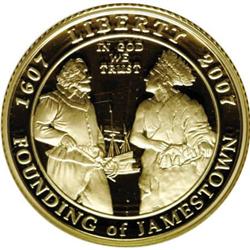 2007-W $5 Jamestown Deep Cameo PR70 NGC