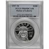 Image 1 : 1997-W P$100 One-Ounce Platinum Eagle Deep Cameo PR69 P