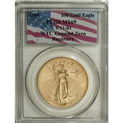1998 G$50 One-Ounce Gold Eagle MS69 PCGS