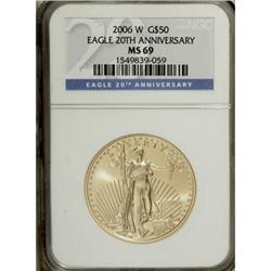 2006-W $50 One-Ounce Gold MS69 NGC
