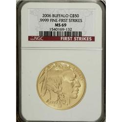 2006 $50 First Strike MS69 NGC