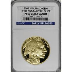 2007-W $50 Buffalo Deep Cameo PR69 NGC