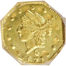 1871 25C BG-765 MS64 NGC
