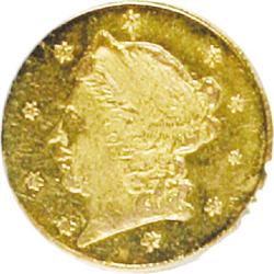 1859 25C Liberty Round 25 Cents, BG-801, R.3, MS63 NGC