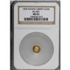 Image 3 : 1859 25C Liberty Round 25 Cents, BG-801, R.3, MS63 NGC