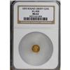 Image 1 : 1870 25C Liberty Round 25 Cents, BG-808, R.3, MS62 NGC