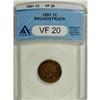 Image 1 : 1891 1C VF20 ANACS