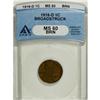 Image 1 : 1916-D 1C Brown MS60 ANACS