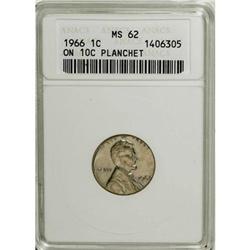 1966 1C Red MS62 ANACS