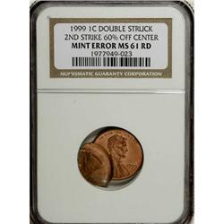 1999 1C Red MS61 NGC