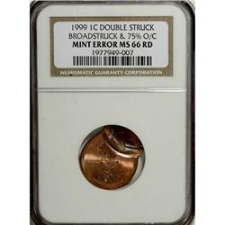 1999 1C Red MS66 NGC