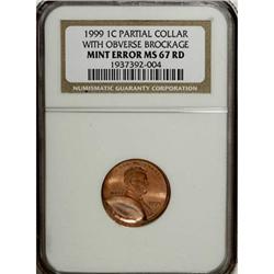 1999 1C Red MS67 NGC