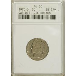 1970-D 5C AU50 ANACS