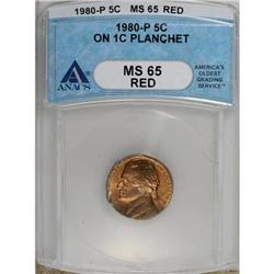 1980-P 5C MS65 ANACS