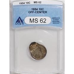 1954 10C MS62 ANACS