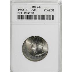 1983-P 25C MS64 ANACS