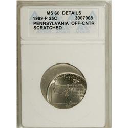 1999-P 25C Pennsylvania MS60 ANACS